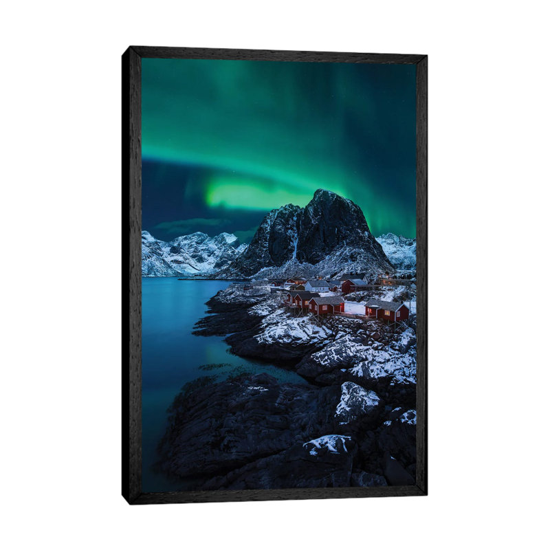 From The Bridge by Fabio Antenore - Print on Canvas, Black Framed, 66.04 cm H x 45.72 cm W