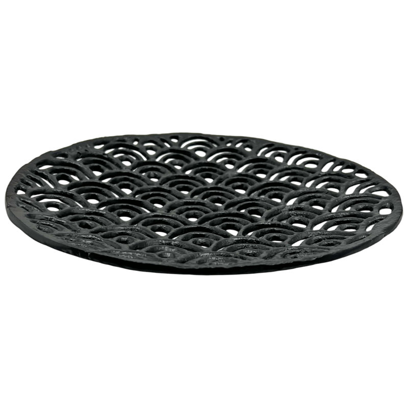  Assiette décorative en aluminium fabriquée à la main Arainn, H 1,5 po x l 12 po x P 12 po