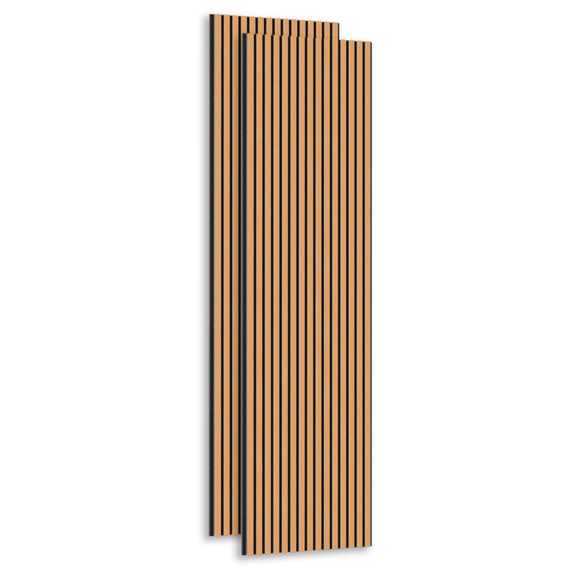 2pcs x 106" x 20.5" 3D Acoustic Slat Wall Panels for Interior Wall Décor Light Maple Wall Slat(2 Pack/30.20 sq.ft)