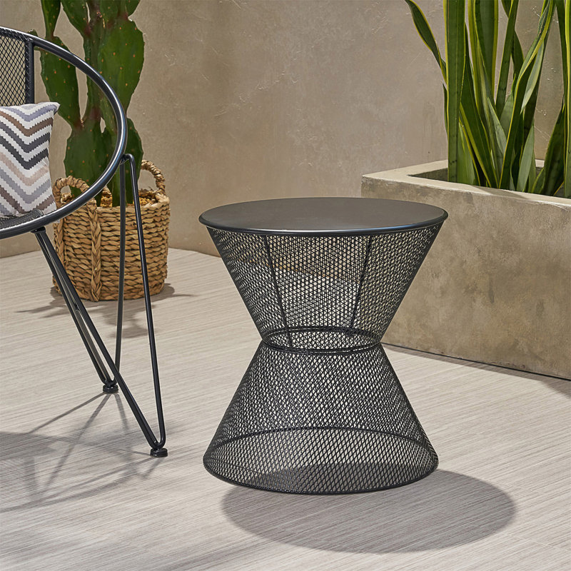 Table d'appoint NEVada, Noir mat