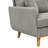 2 - Seat Gray Corduroy Mid Century With Solid Wood Frame, Clean Lines And Accent Pillows For Compact Living Areas Style Frame Two Throw Open Concept Small Spaces-1393352237