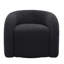 Aunna Upholstered Modern-style Swivel Barrel Accent Chair Full Assembled-1733021942