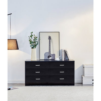 Fetherston 6 - Drawer Dresser, Bedroom Dresser, Entryway Dresser