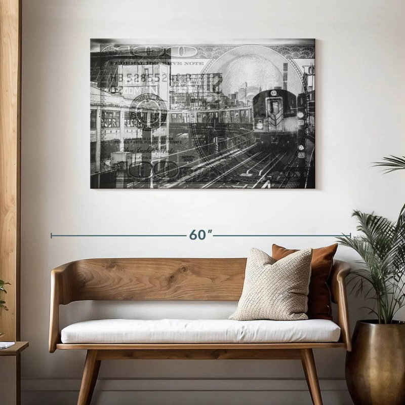 Sireci Manhattan Dollars Line 7, 30" H x 45" W