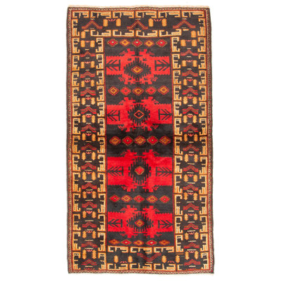 Rizbaft Black Rug 3'3" x 6'1"