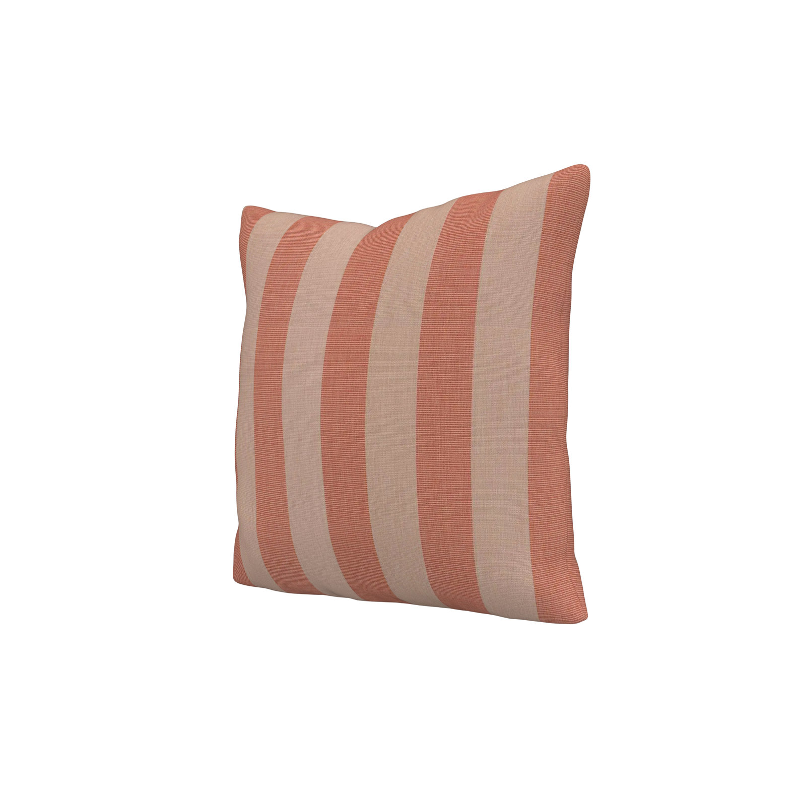 Lani Sunbrella Outdoor/Indoor Throw Pillow, Pink/Cream, Square 14"