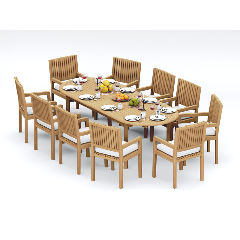 Ensemble repas extérieur pour 10 personnes Maldives