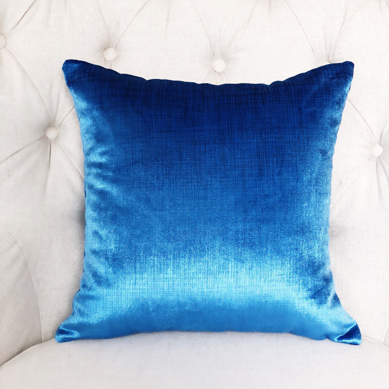 Lumiere Azure Reversible Throw Pillow, 26" x 26"
