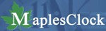 Maples Clock logo