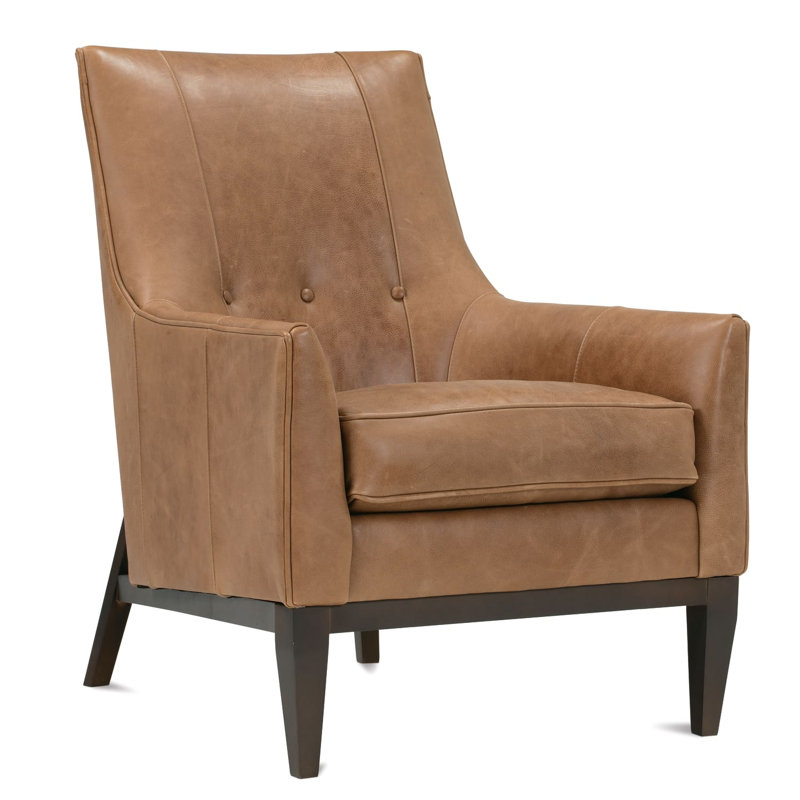 Nugget Leather Thatcher Chair