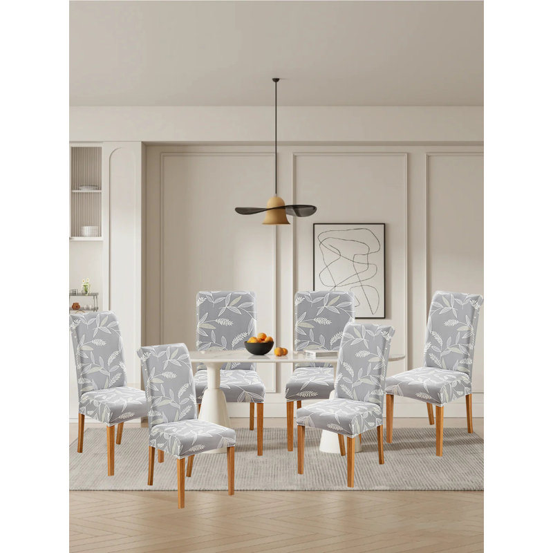 Housses de chaise, housses de chaise parsons extensibles, ensemble de 6