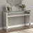 Eaker 47.75'' Glass Top Console Table