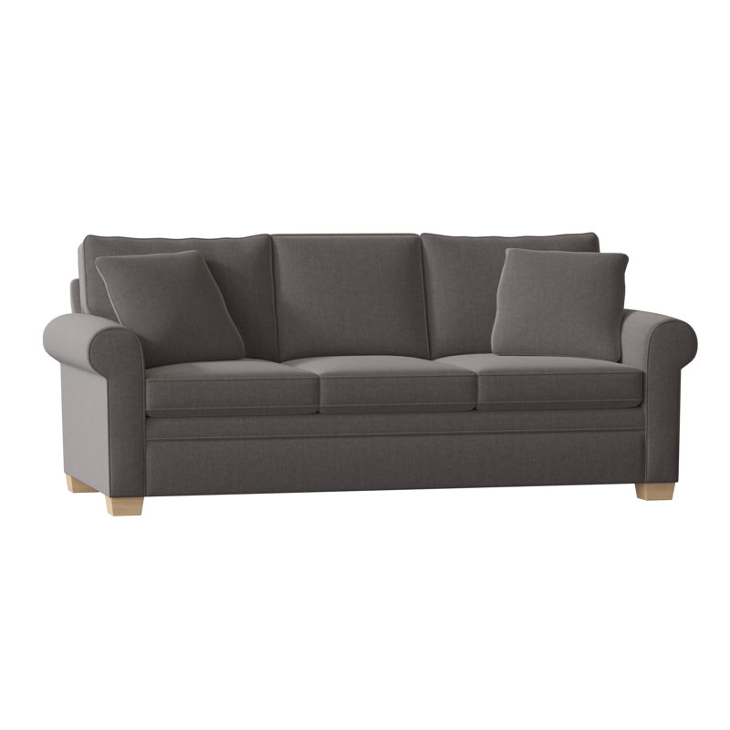 Quaker Upholstered 84'' Sofa, Entice Mist, Unfinished