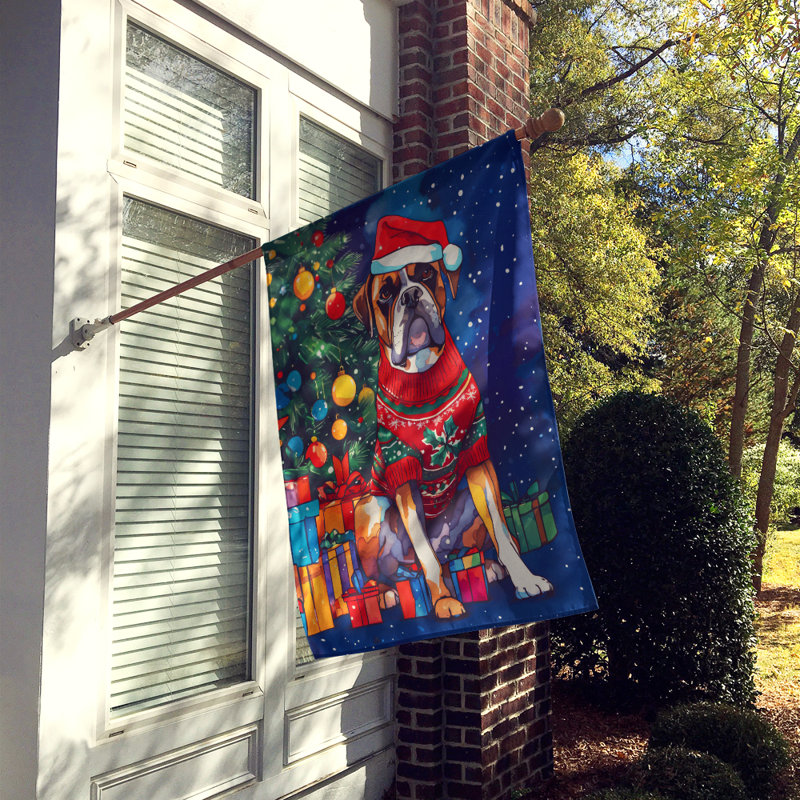 Double Sided Polyester Christmas, 40" H x 28" W