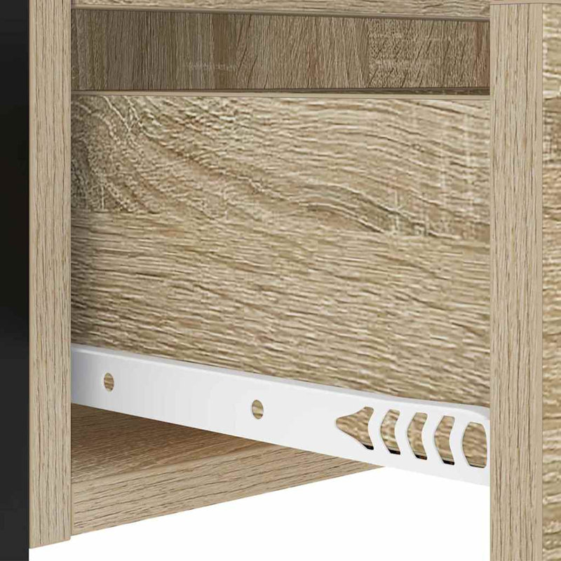 Bedside Cabinet 40 X 31 X 60 Cm Engineered Wood, Sonoma Oak