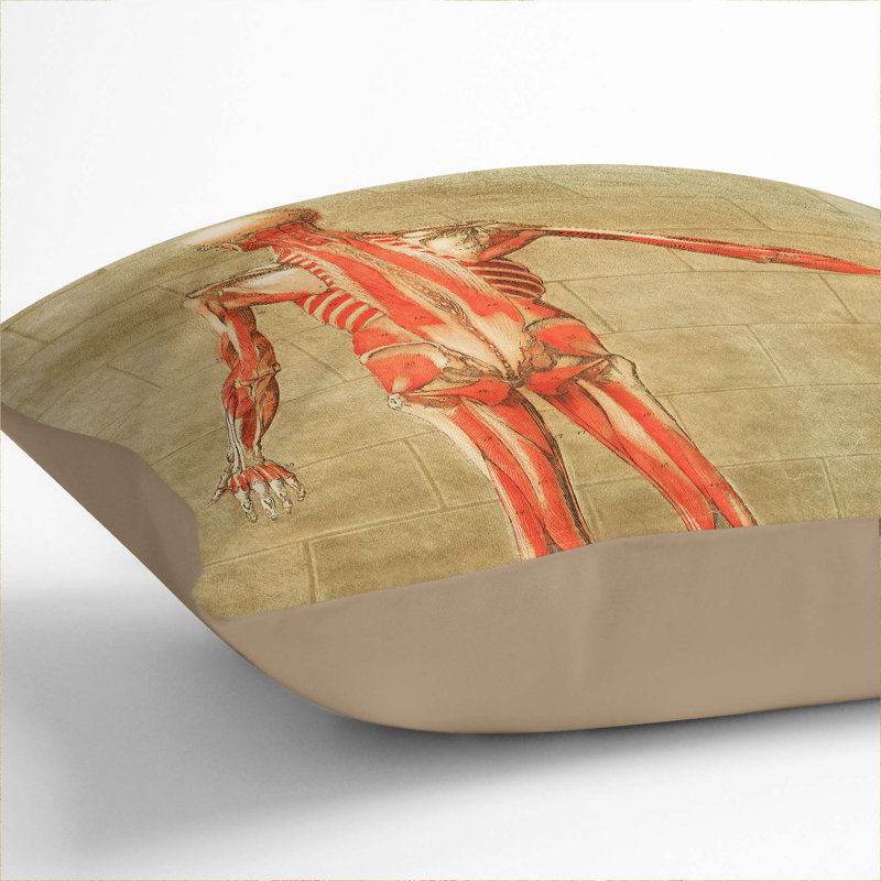 Square Cushion, Stone, 55cm H x 55cm W x 20cm D