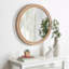 Miroir mural rond 27,5 pouces pour meuble-lavabo