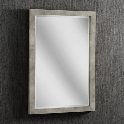 Peachstone Wood Flat Wall Mirror