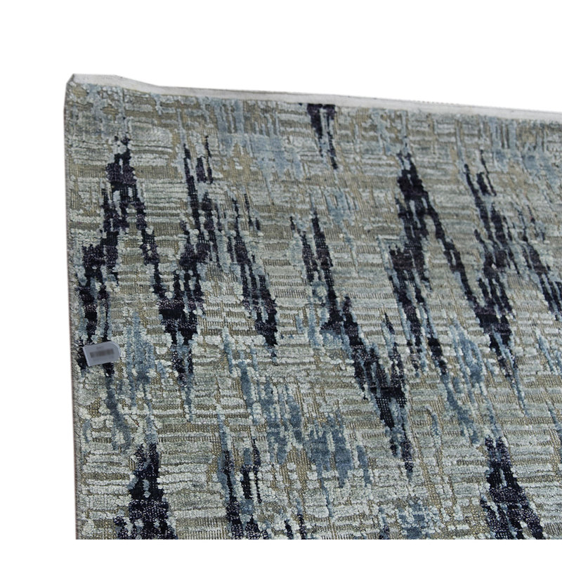 Canterbury Hand Knotted Chevron Area Rug, Rectangle 12' x 15'