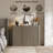 Cesiro 46.65'' W Sideboard With 3 Fluted Doors And Adjustable Shelves-1925889326