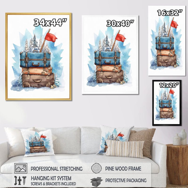 Canadian Travel Creations - reproduction sur toile, H 44 po x l 34 po x P 1,5 po, Cadre naturel flottant