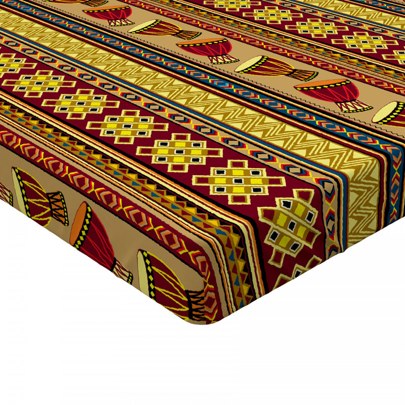 Microfiber Striped Fitted Sheet, Full Fitted Sheet