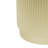 Golden Round Side Table With Vertical Stripes