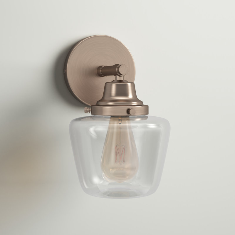 Parc Armed Sconce, Brushed Polished Nickel