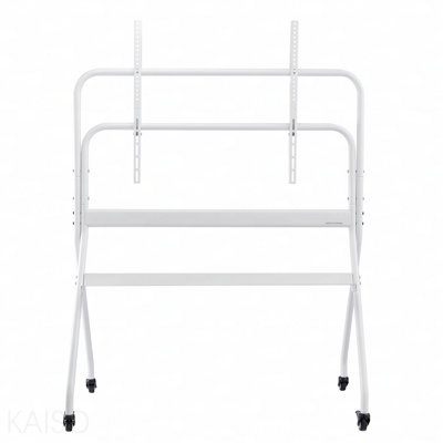 Mobile TV Cart TV Stand, Portable Monitor Stand With Wheels For 35-100 Inch LED/LCD/OLED Flat/Curved Tvs Holds Up To 198 Lbs For Living Room Bedroom Office Outdoor