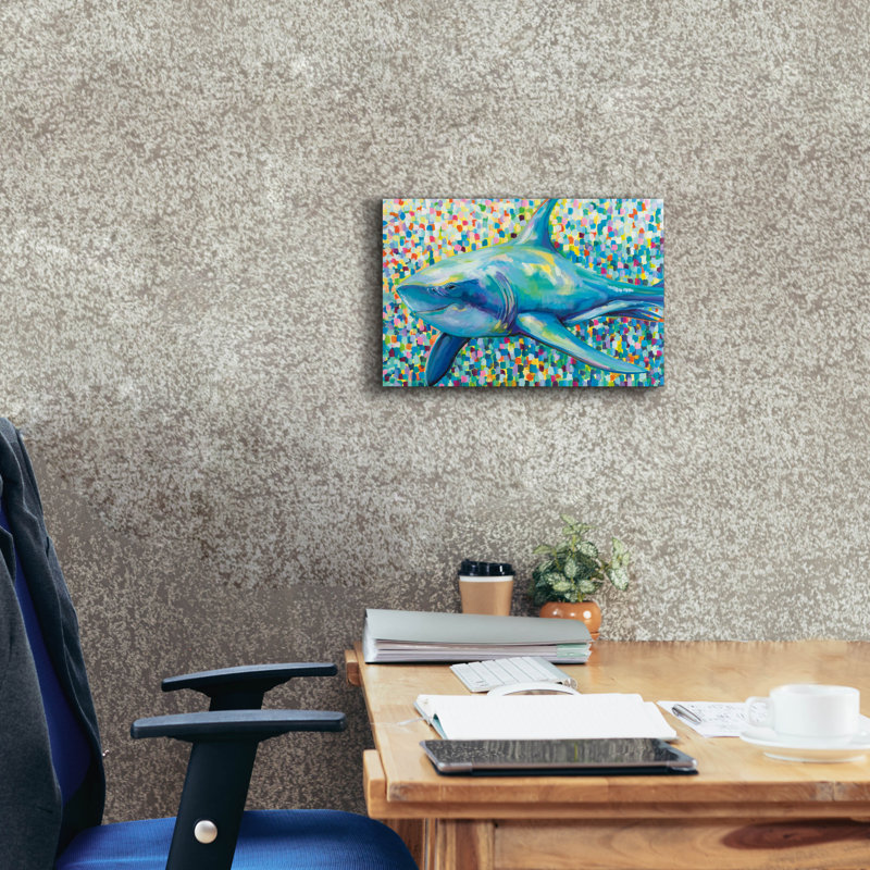 «Chatham Shark» par Jeanette Vertentes, H 12 po x l 18 po x P 0,75 po