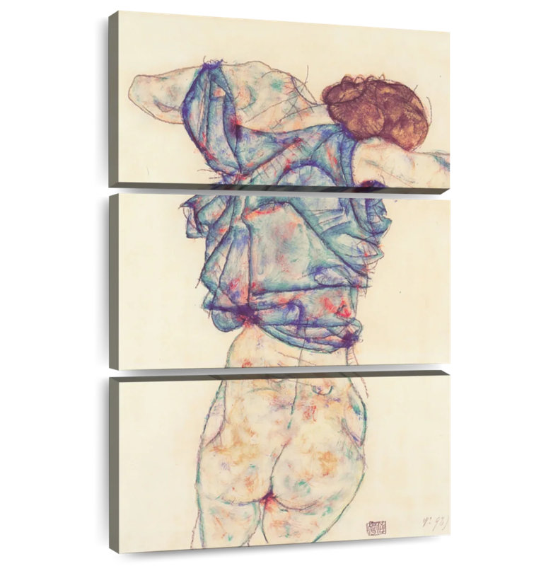 Avery Woman Undressing, 45" H x 28" W