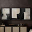 ABSTRACT Series DCLV  -Custom Framed  Wrapped Gallery Canvas - 3 Pieces-1649436750-1649436736