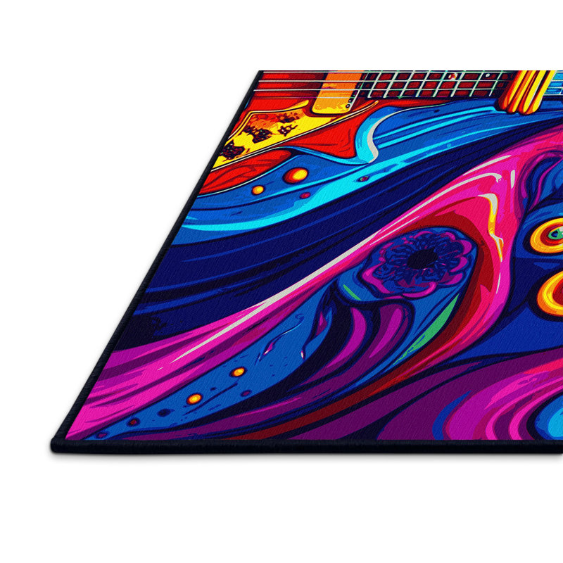 Shimmer Flux Rug, Round 3'