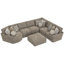 Canapé modulaire avec repose-pieds 5 pièces Zanna Zanna-1320949534