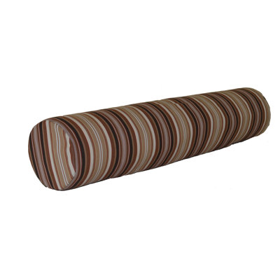 Sundown Striped Outdoor Reversible Throw Pillow