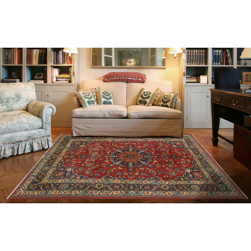 Donavyn One-of-a-Kind 6'3" X 9'6" 1980s Wool Area Rug