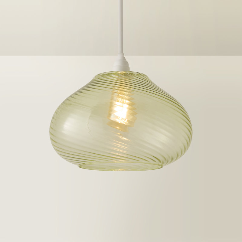 20.3cm H Glass Bowl Pendant Shade ( Slip-On ), Clear
