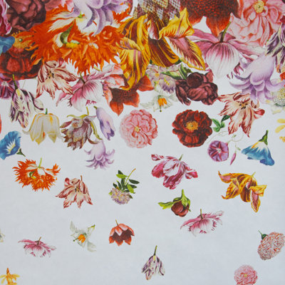 Tropical Collection 4 Panel Wall Mural 8.8' L x 110.2" W in A Flower Rain Design
