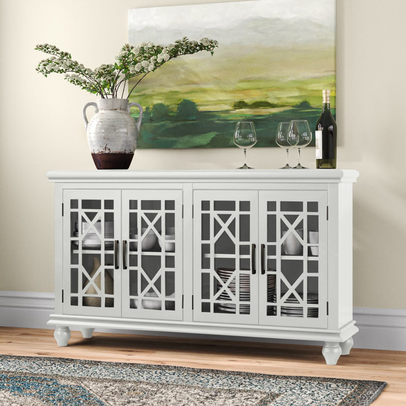 Federico 60 " W Sideboard, Antique White