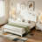 Queen Size Wood Platform Bed Frame-636672519-637141901
