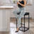 Jadwiga Upholstered Counter Stool with Metal Frame-901126581-901126568