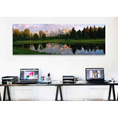 Grand Teton Park, Wyoming, USA by Panoramic Images - Unframed Panoramic Gallery-Wrapped Canvas Giclée on Canvas