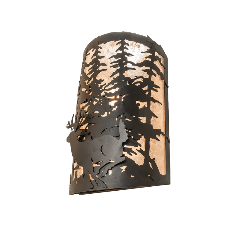 2 - Light Flush Mounted Sconce