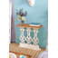 Console avec plateau en bois brun