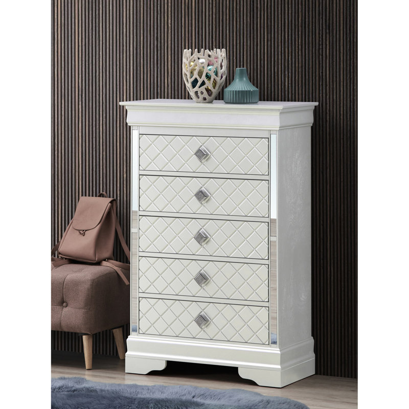 Commode argentée G6700 avec fonction de tiroir améliorée