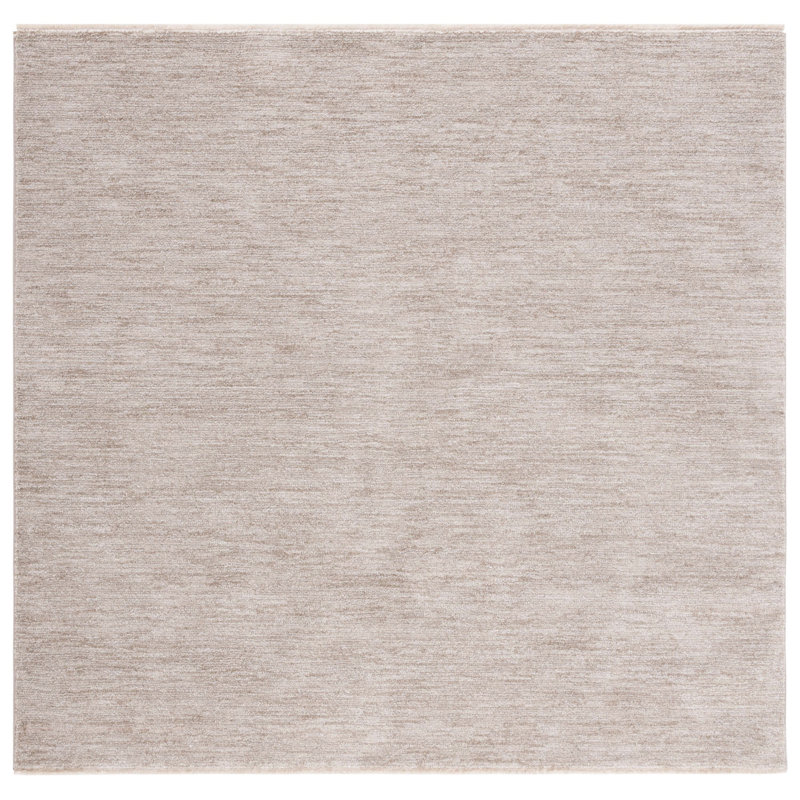 Donlon Performance Solid Color Rug, Square 6'7"
