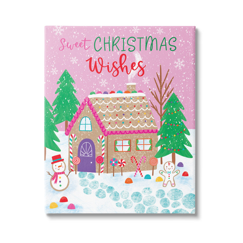 Sweet Christmas Wishes, Toile tendue, H 20 po x l 16 po x P 1,5 po