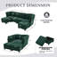 Canapé modulaire modulaire: canapé modulaire convertible à 6 places avec méridienne, canapé modulaire surdimensionné en U avec repose-pieds avec rangement-1151046170
