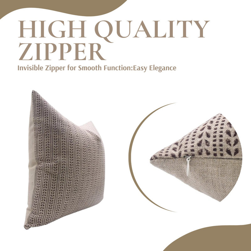Linen Indoor/Outdoor Pillow Cover, Square, 18" x 18", Red