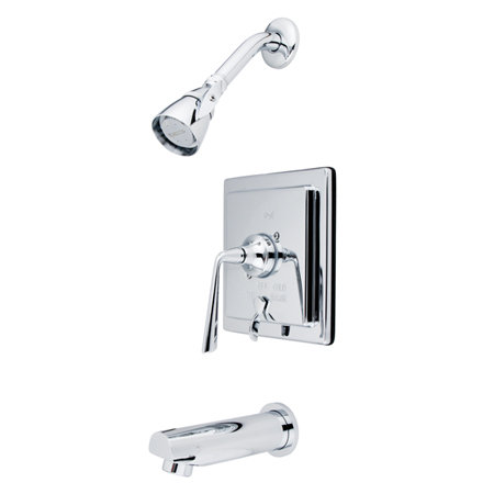 Copenhagen Tub and Shower Faucet Trim, Polished Chrome